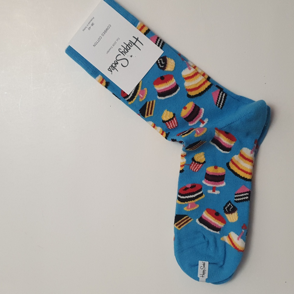 Happy Socks Women Socks EU 36-40, US 5.5 - 9.5 Brand New Combed Cotton #23